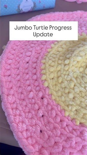 Jumbo Crochet Turtle Progress Update #crochetaddict