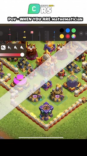 Calculated Gameplay #ClashOfClans | R S CLASH