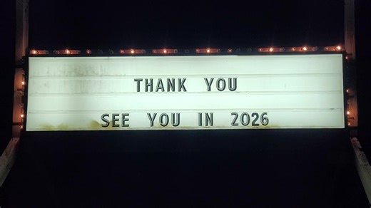 As we end of our 7th year at the Drive-in, we want to Thank everyone who has made it out to enjoy a movie under the stars. We appreciate you more than you know. Have a good winter and we will see you in May 2026 for our 8th season!!!! Goodnight, this is the Sandhills Drive-in, signing off. | Sandhills Drive-in