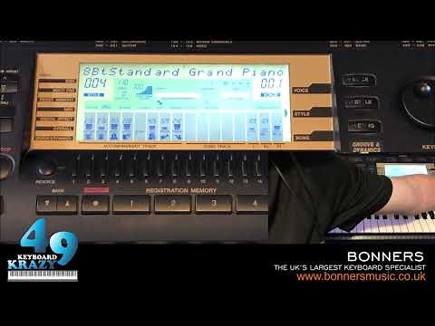 Yamaha PSR-730 Keyboard - 100 Accompaniment Styles Part 1/2