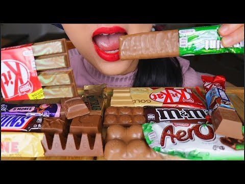 ASMR CHOCOLATE CANDY SWEETS | EATING SOUNDS | NO TALKING