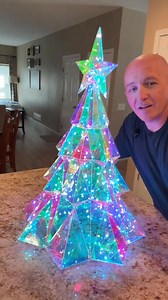 226 reactions · 23 shares |  Transform your home with the Iridescent LED Christmas Tree! 40cm of sparkling LED glow, 8 flash effects, battery-operated & remote-controlled—festive charm made easy! ✨ | Placeofcradle | Facebook