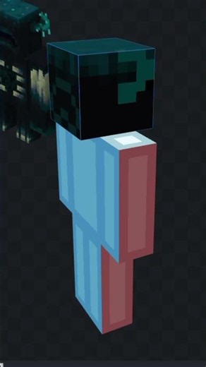 Le skin des abos 15 warden #minecraft #300subs #blockbench #skin