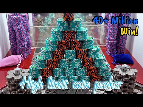 50 quarter challenge $ 1,000,000 Buy In high limit coin pusher