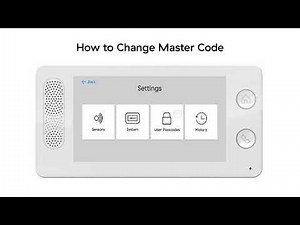 How to Change Master Code - Cove