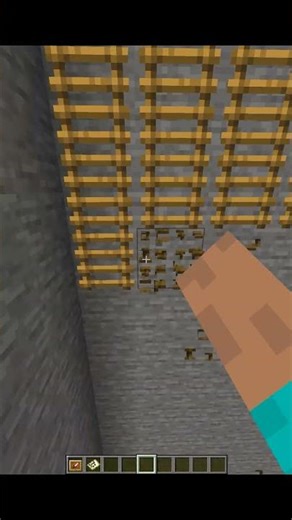 Minecraft Fake Ladder Trap Moment😯 #minecraft #shorts