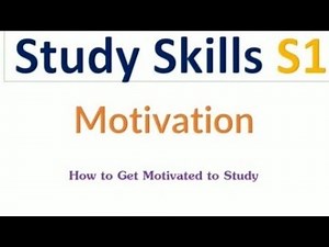 Study Skills S1 : ¶ MOTIVATION ¶ English Studies