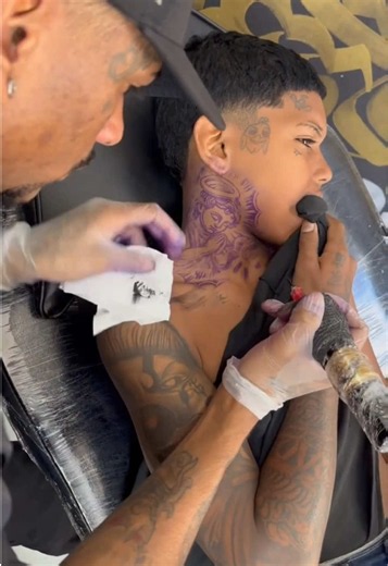 Menor indio Tatuagem no pescoço #tattoo #tattoos #viraltiktok #foryou #explore