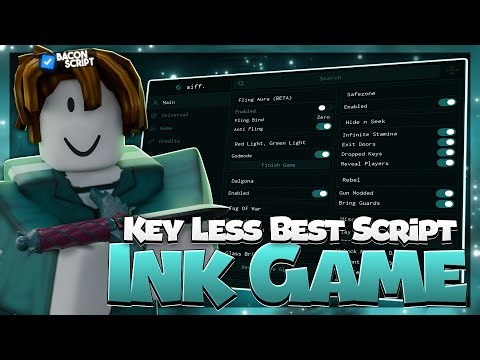 [KEY LESS] Ink Game Script | God Mode, Auto Win (Mobile & PC)