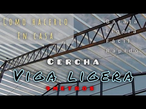 HOW TO MAKE A TRUSS OR LATTICE BEAM AT HOME WITH RECYCLED MATERIAL ✅ BEGINNER LEVEL STEP BY STEP