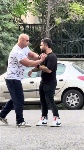 Giant Guy Demands a Hug 😂💪