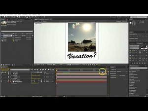 After Effects Photo Montage Tutorial