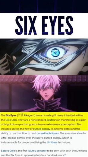 The Secret of Gojo’s Eyes 👀