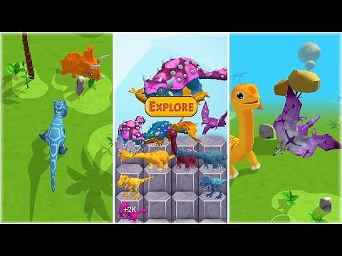 MAX LEVEL in Dino Evolution: Merge Dinosaur Game!