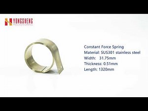 Big Width Constant Force Spring