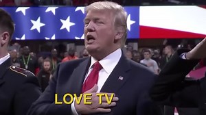 Trump singing the national anthem gets the dubbing it so badly needed