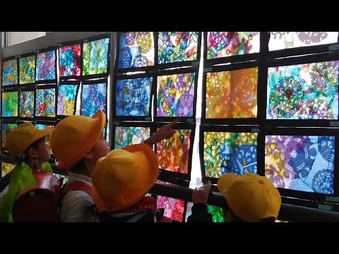 kimie gangi「光とかげから生まれる形」 切り紙＆お花紙 DIY 小学校 図工