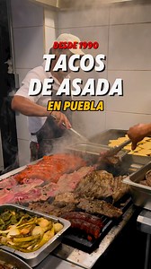 574K views · 10K reactions |  Unos TREMENDOS TACOS DE CARNE ASADA desde 1990  en la zona de la PEPSI  | El megaburrito es una joya, bien gordito para entrarle sabrosooooo. #puebla #pueblamexico #pueblacity #tacos #CarneAsada | José Aventuras | Facebook