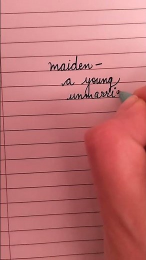 Meaning of maiden