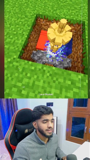 Minecraft realistic fire 😱 #shorts #minecraft