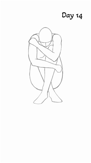 Sitting Pose Drawing Study ✍️✨ #shorts #artshorts #art #drawing #digitalart #short #artist