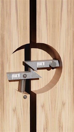 Iron Hook Lock Simple & Strong (DIY) #shorts #3d #mrbeast #facts