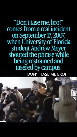 Don’t Tase Me Bro #viral #video #shorts