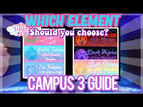 Which ELEMENT Should YOU Pick? Which Is The *BEST??* Royale High Campus 3 Guide / Tutorial