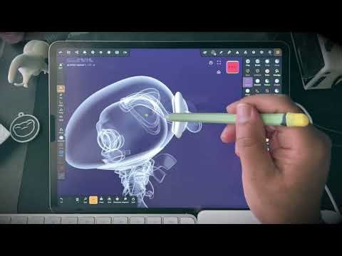 Relaxing 3D Doodling on iPad
