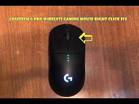 Logitech G Pro Wireless Gaming Mouse Right Click Fix