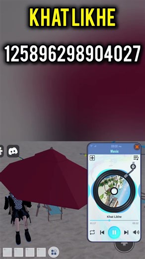 Roblox song code 😱 khat likhe hindi song code.
