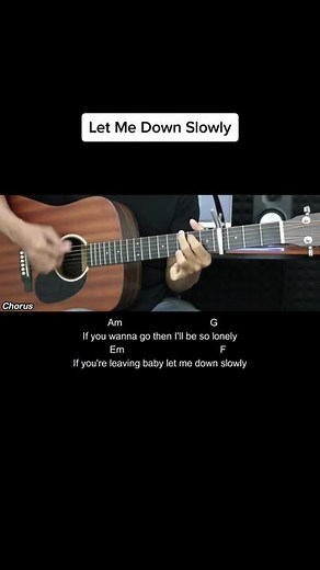 #Let_Me_Down_Slowly #Alec_Benjamin #guitartutorial #jane_guitar