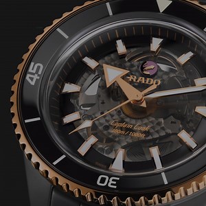 749 reactions · 23 shares | It wouldn’t be a Captain Cook without our rotating anchor. #RadoCaptainCook #Feelit #ceramicwatches Discover more: https://www.rado.watch/captain-cook/ceramic/rose-gold | RADO | Facebook