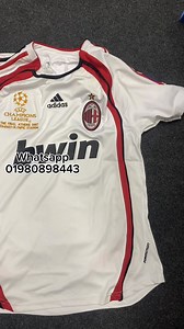 2.1K views · 4 comments | AC Milan Retro Office Nam Number  Whatsapp 01980898443 #jersey #football #newjersey | GAME START | Facebook