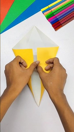 Easy best circle boomerang | How to make a paper circle boomerang | #shorts