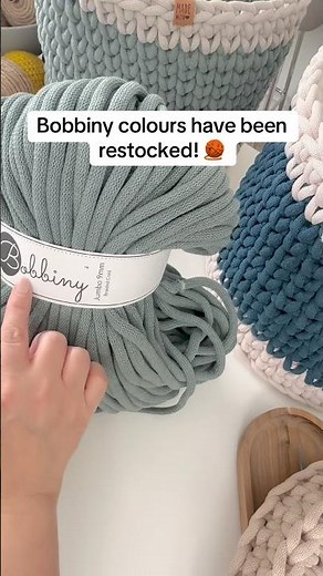 Bobbiny 3mm, 5mm & 9mm Are Back in Stock! 🧶