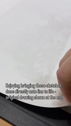 4.7K views · 118 reactions | I’m working on four observational drawings, using bold cutting, saturated colour and a loose approach to try and keep that original quick sketchy feel. Follow me for more updates #reductionprinting#lauraboswellprintmaker #printmakersofscotland | Laura Boswell Printmaker | Facebook