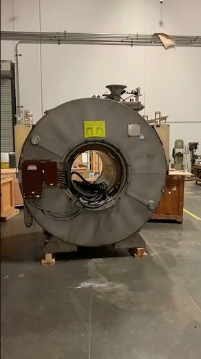 GE MRI Machine Without Cover in Mobile MRI Warehouse