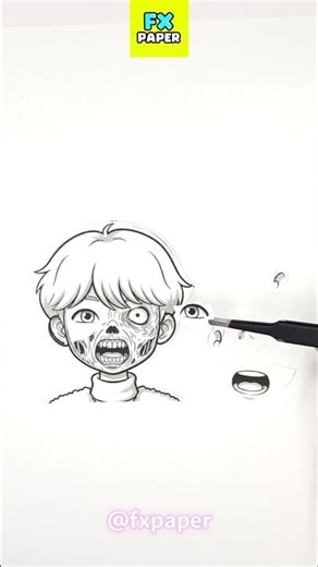 Kpop Baby Abby Saja Boy Demon Hunters Fixing Paper Craft Challenge #kpopdemonhunter