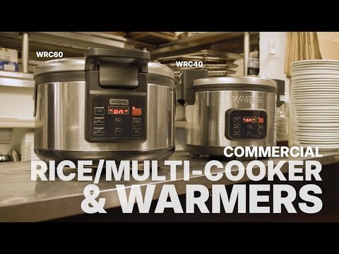 NEW! Waring 40 and 60-Cup Rice/Multi-Cookers & Warmers