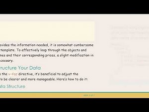 How to Loop Through Objects in an Array Using v-for in Vue.js