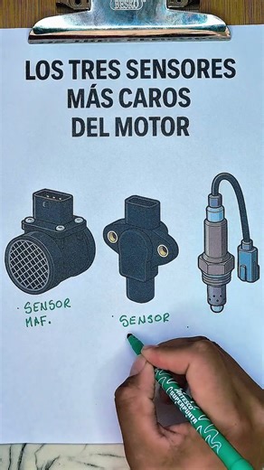TOP 3 most expensive sensors in your car 🔴🔥 #mechanics #education #mechanics #mechanic #car