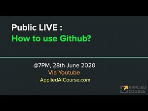 Public LIVE: How to use Github?