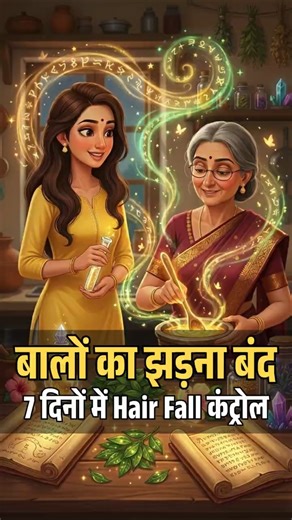 Hair Fall रोकने का आसान घरेलू नुस्खा 🌿 100% Effective Home Remedy for Strong Hair #hairfallsolution