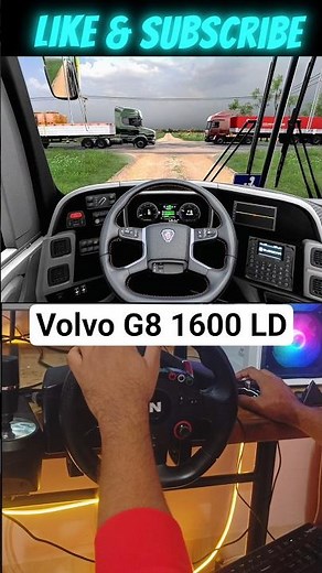 🚌 Volvo G8 1600 LD Luxury Bus Driving Euro truck simulator 2 gameplay #shorts
