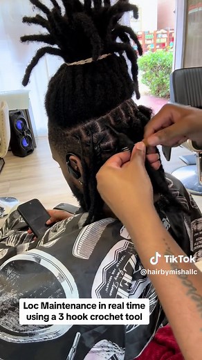 Loc maintenances are essential to do and keep up with to maintain the proper health of your locs. This includes loc repairs/reattachments, crocheting new growth into your locs and evening them out from any lumps, thin and weak spots to have a uniformed look. I recommend doing so every 4-6 weeks and to have an at home routine to ensure they stay well kept until your next loc appointment. #HairbyMishaLLC #FinesseHairStudioLLC #locmaintenance #uniformedlocs #locrepairs #locreattachments #locs #brai
