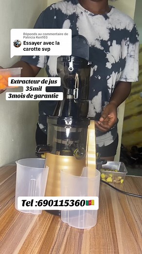 Juicing Carrots: Step-by-Step Guide with a Black and Gold Juicer