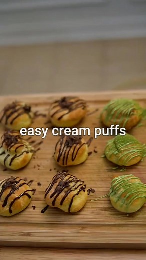 super easy cream puff recipe! #tiktokfood #baking | Eva Winders | Facebook