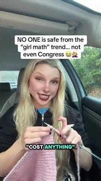 funny how congress uses “girl math” to justify tax breaks for the über wealthy, but when it comes to