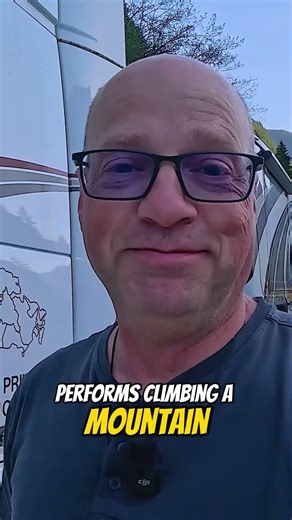 Can a 500,000-Mile Semi Truck Actually Climb a Mountain Pulling a 5th Wheel? 👀 #rv #rvlife